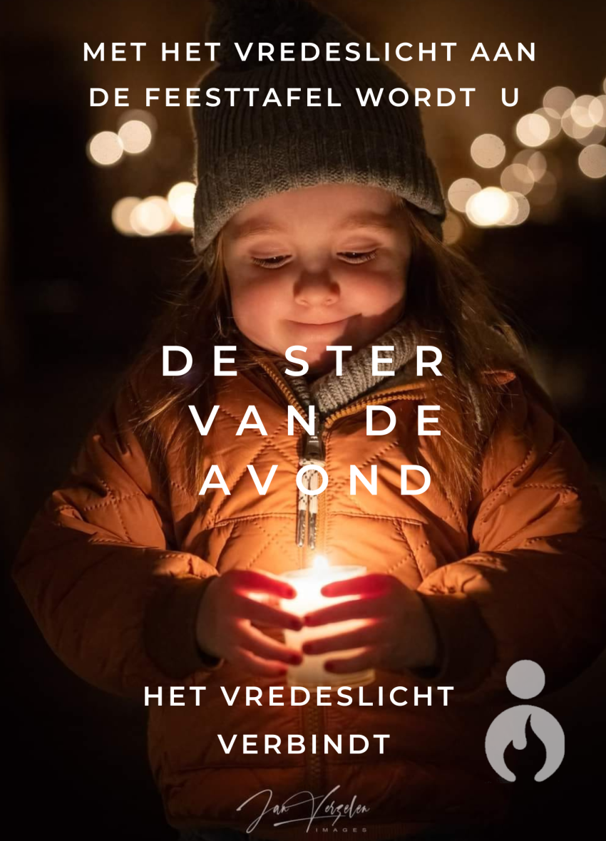 (c) Vzw Vredeslicht Toelating tot publicatie verkregen door fotograaf Jan Verzelen Images en VZW Licht Huise. Deze foto mag vanuit de website niet worden gekopieerd.